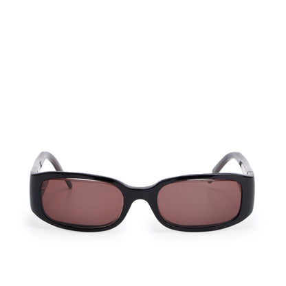 Fendi FS302 Brown Acetate Rectangle Sunglasses