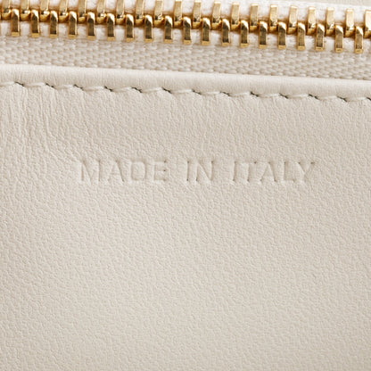 Christian Dior 2022 White Lambskin Cannage My Dior Daily Chain Pouch
