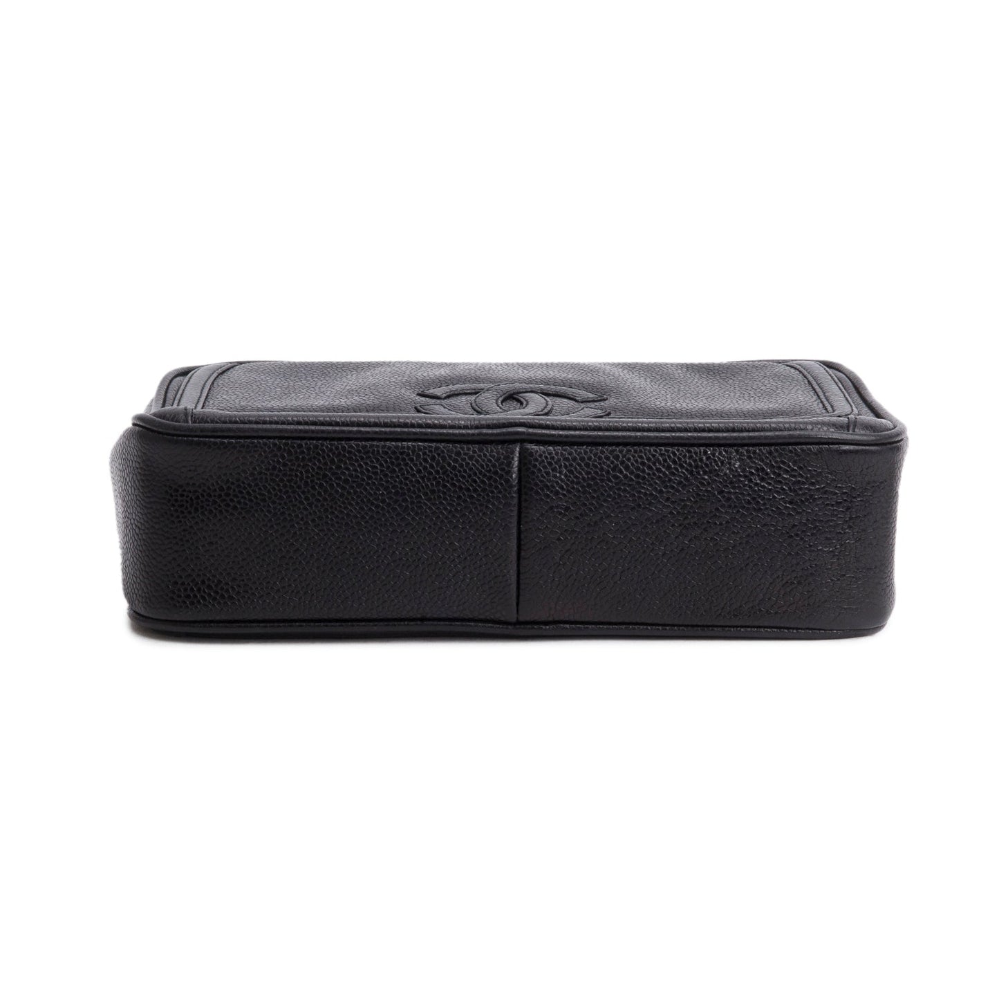 Chanel Vintage Black Caviar Bijoux Camera Bag
