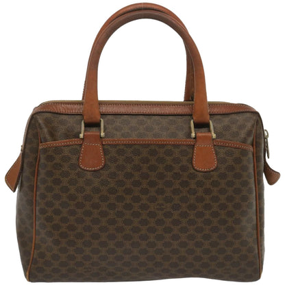Luxury CELINE Macadam Canvas Hand Bag PVC Brown  67335