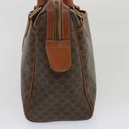 Luxury CELINE Macadam Canvas Hand Bag PVC Brown  67335