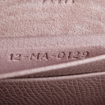 Christian Dior Pink Grained Calfskin Saddle Belt Bag