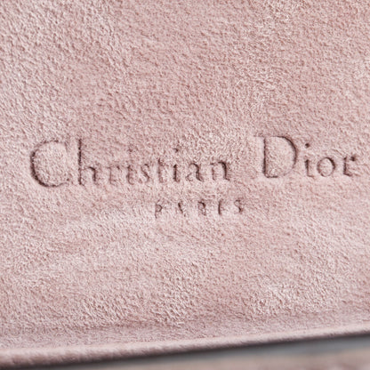 Christian Dior Pink Grained Calfskin Saddle Belt Bag