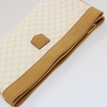 Luxury CELINE Macadam Canvas Clutch Bag PVC Leather Whe  67446
