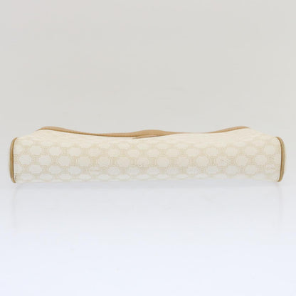 Luxury CELINE Macadam Canvas Clutch Bag PVC Leather Whe  67446