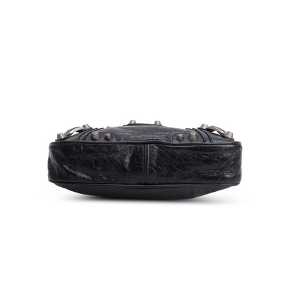 Balenciaga Black Agneau Neo Cagole Mini Handbag