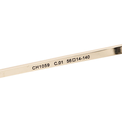 Chanel CH1059 Black Acetate Interlocking CC Logo Square Sunglasses