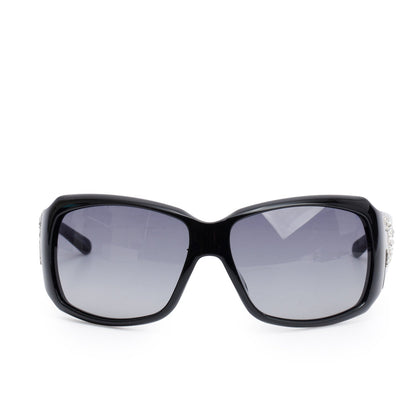 Christian Dior D2895 Black Acetate Strassy Sunglasses