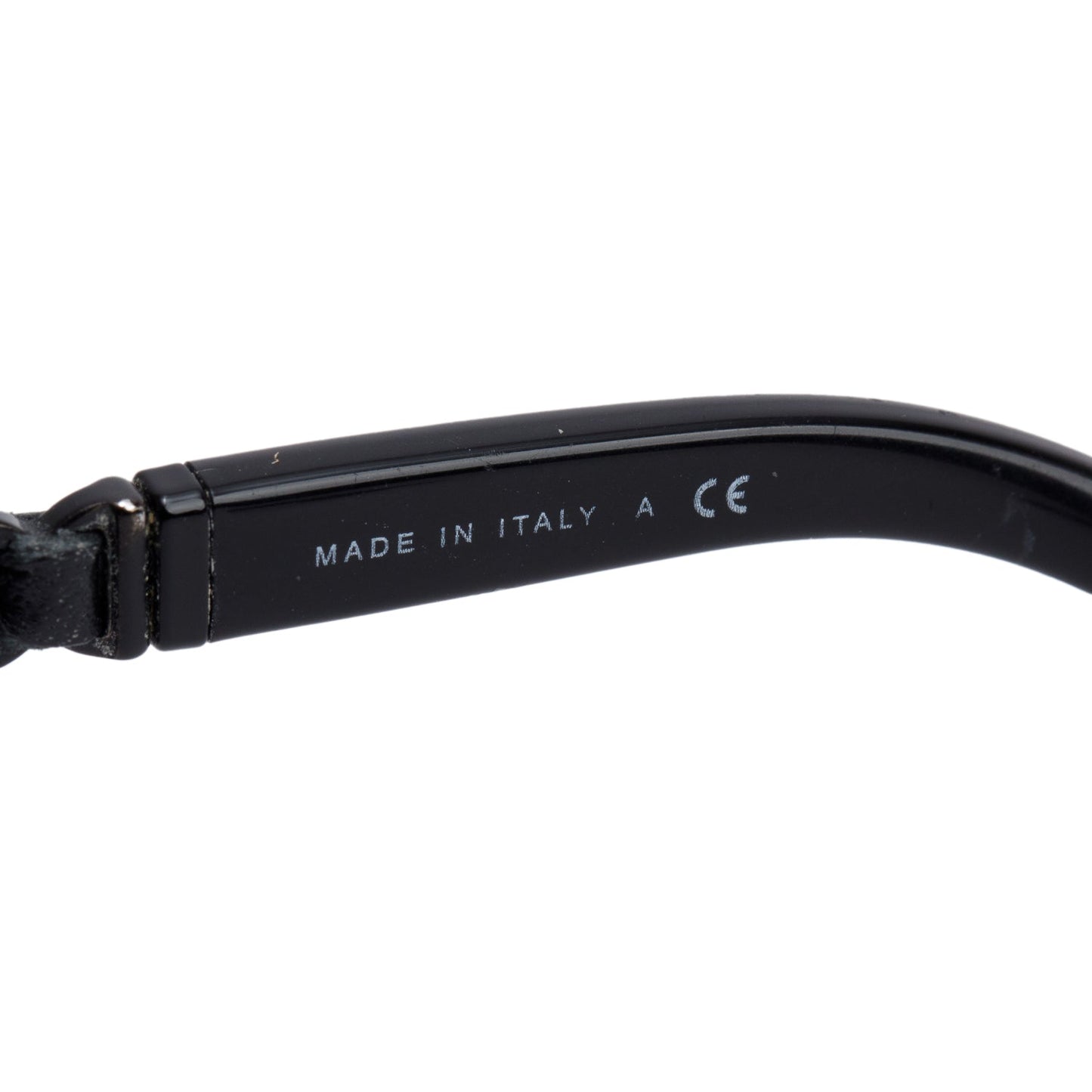 Chanel 4265Q Black Metal Calfskin Round Sunglasses
