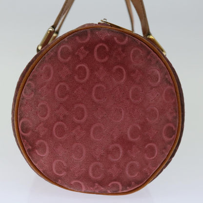 Luxury CELINE C Macadam Canvas Hand Bag Pink  67680