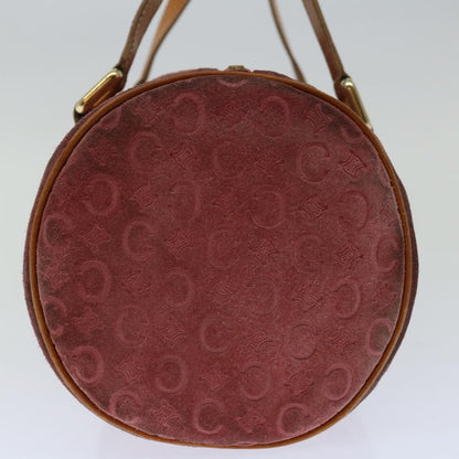 Luxury CELINE C Macadam Canvas Hand Bag Pink  67680