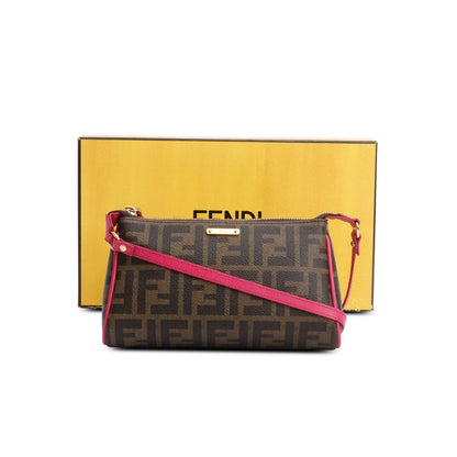 Fendi Zucca FF Canvas Crossbody Pochette