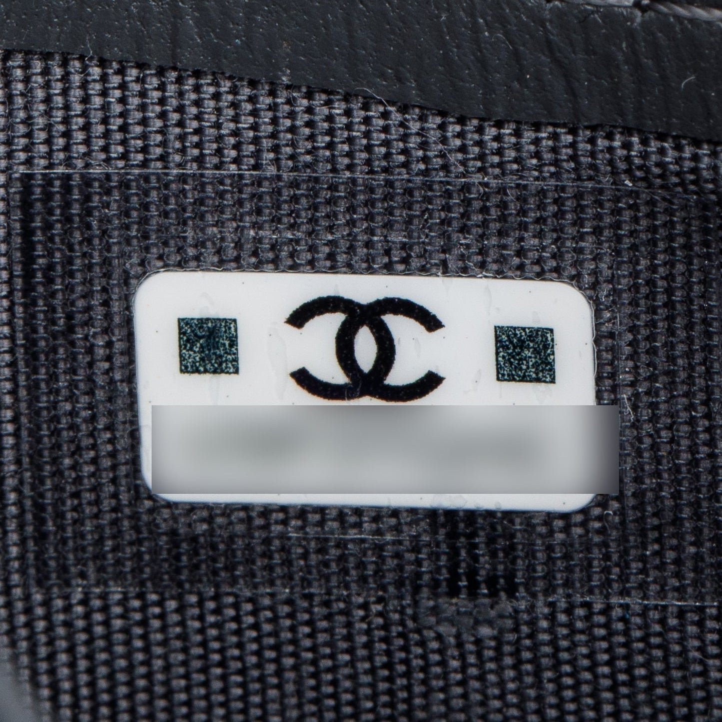 Chanel Grey Lambskin Leather Classic Card Holder