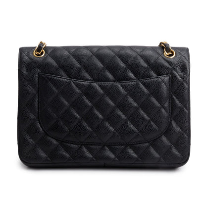Chanel Black Caviar Jumbo Classic Double Flap Bag
