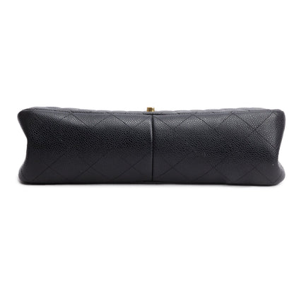 Chanel Black Caviar Jumbo Classic Double Flap Bag