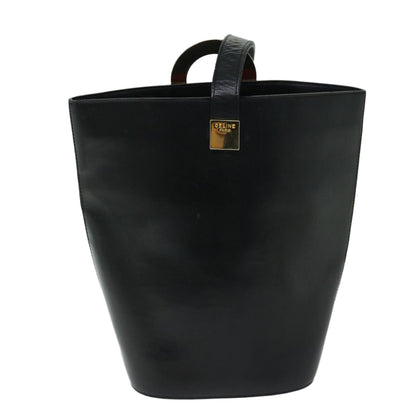 Luxury CELINE Shoulder Bag Leather Black  67807