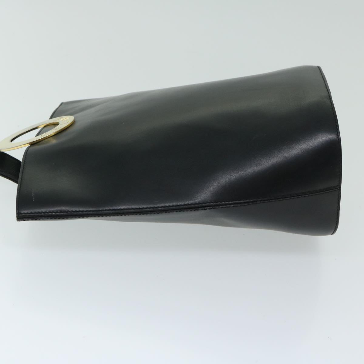 Luxury CELINE Shoulder Bag Leather Black  67807