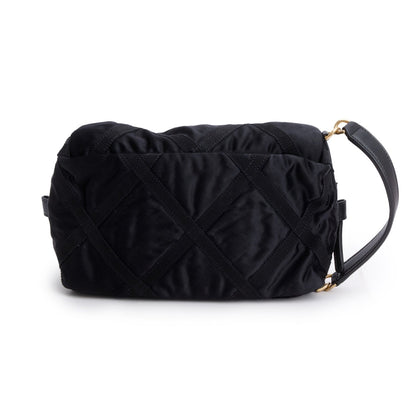 Chanel 2021 Black Nylon Grosgrain Lifestyle Pouch