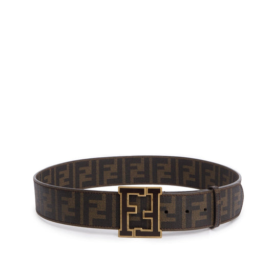 Fendi Zucca Spalmati FF Buckle Belt 100 45