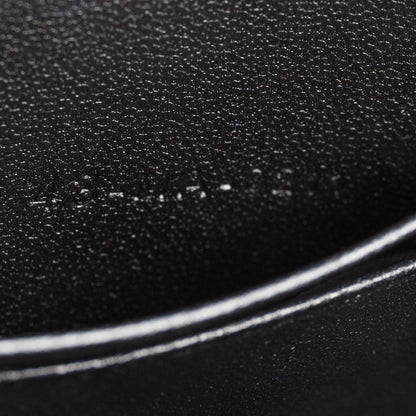 Christian Dior 2021 Black Supple Calfskin Caro Double Pouch