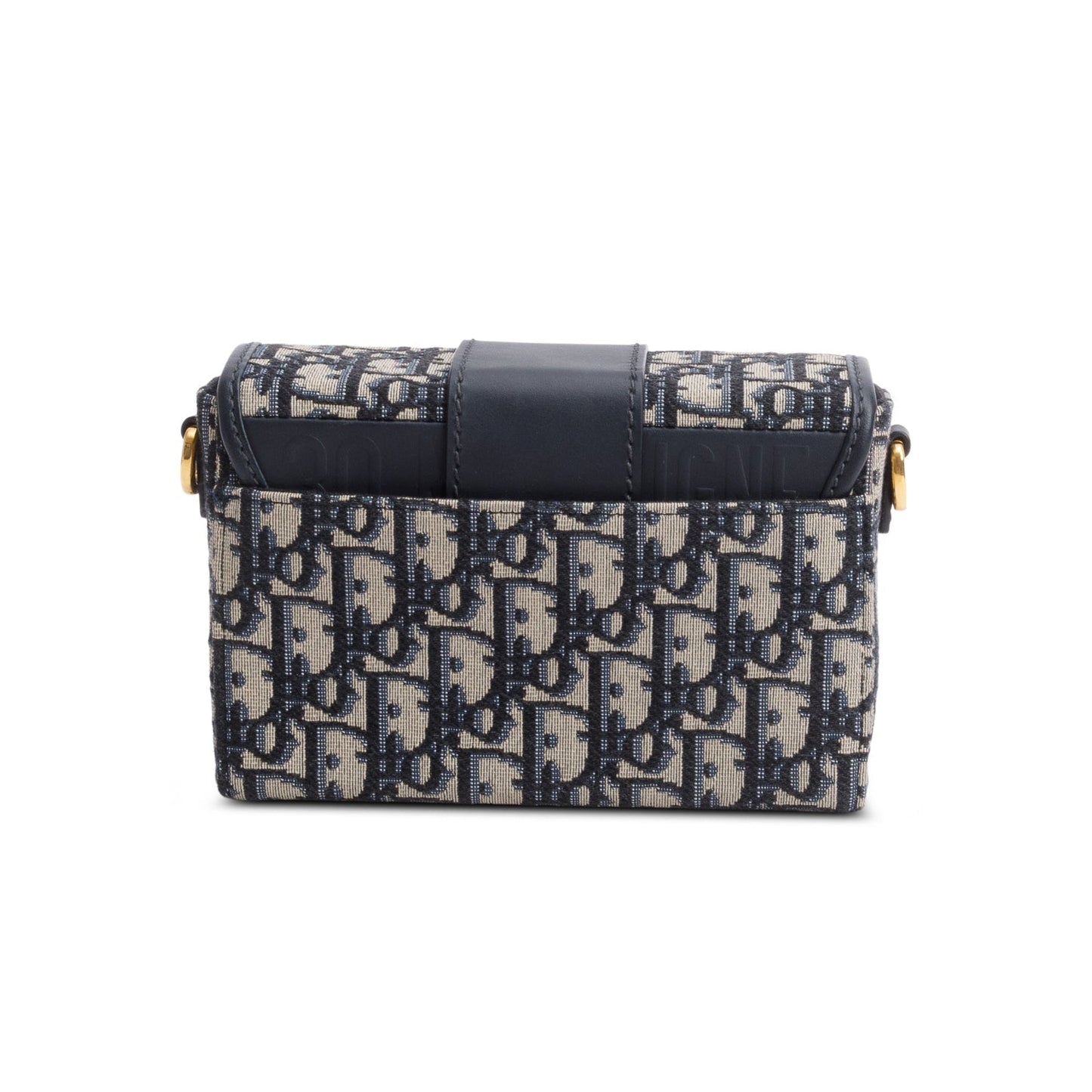 Christian Dior Blue Oblique 30 Montaigne Box Bag