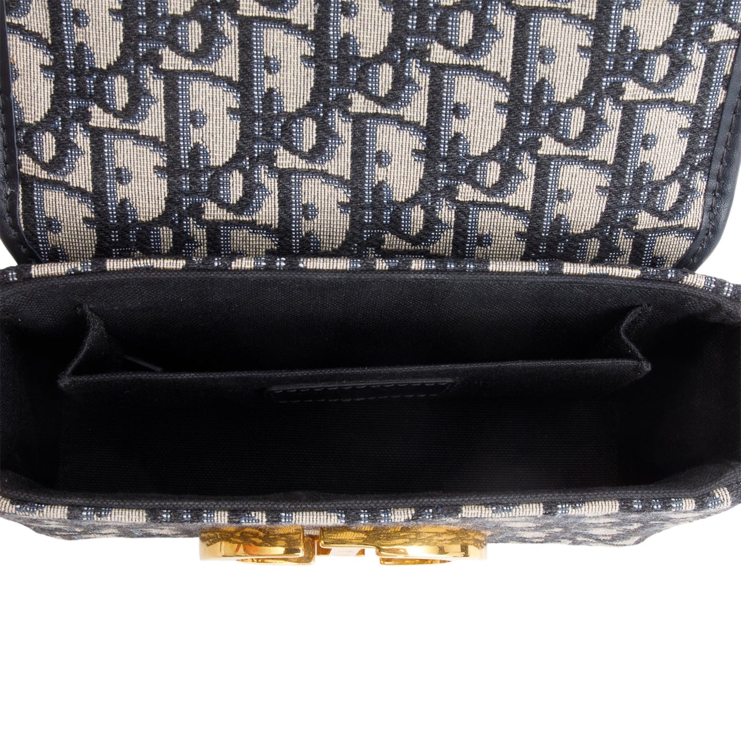 Christian Dior Blue Oblique 30 Montaigne Box Bag