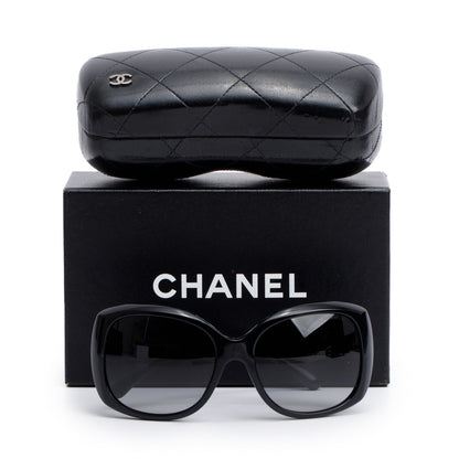 Chanel 5183 Black Acetate CC Square Sunglasses