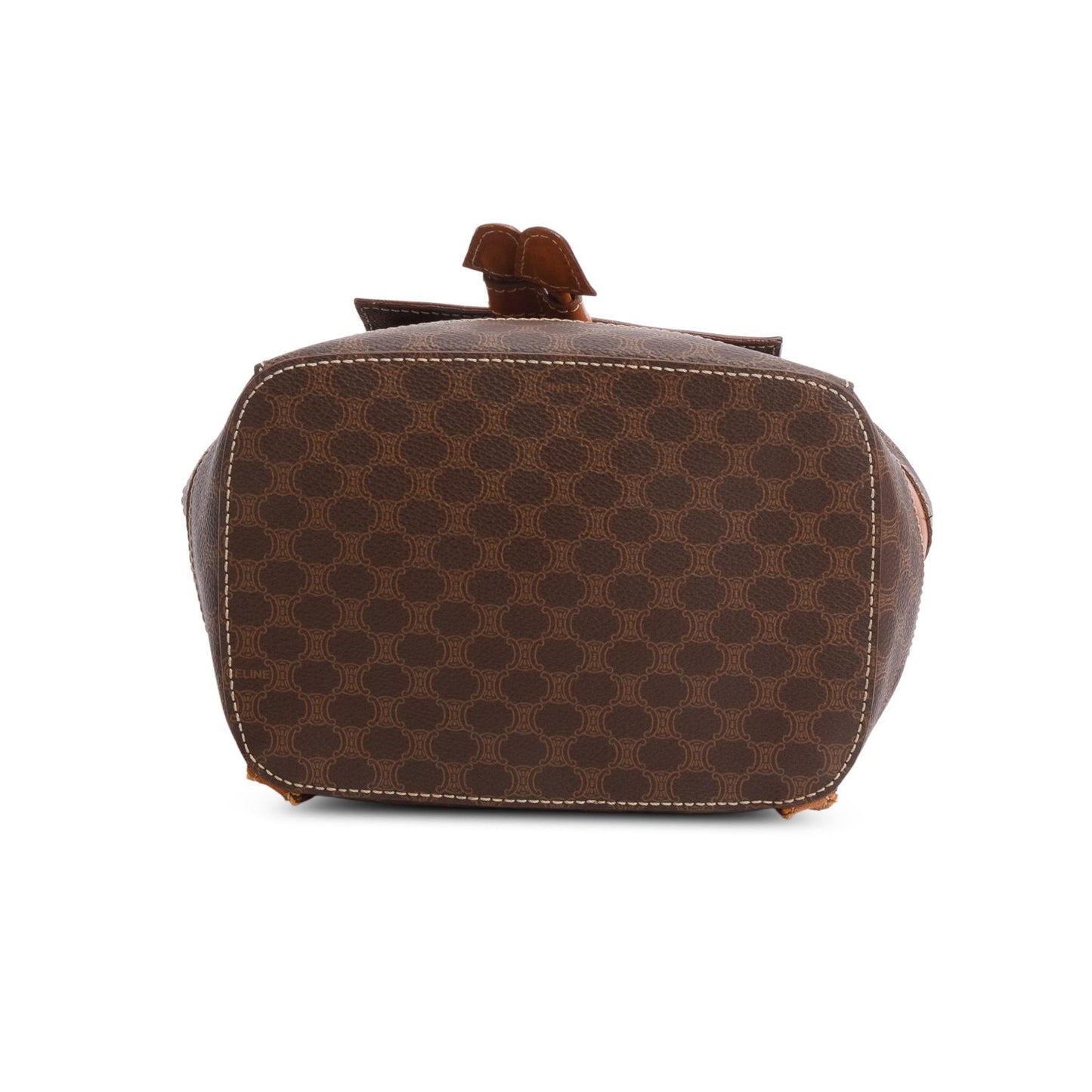 Celine Vintage Brown Monogram Macadam Backpack