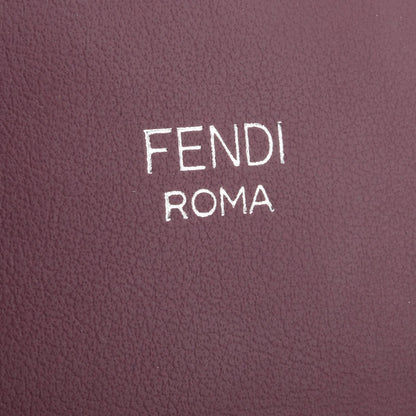 Fendi Purple Calfskin Medium Runaway Tote