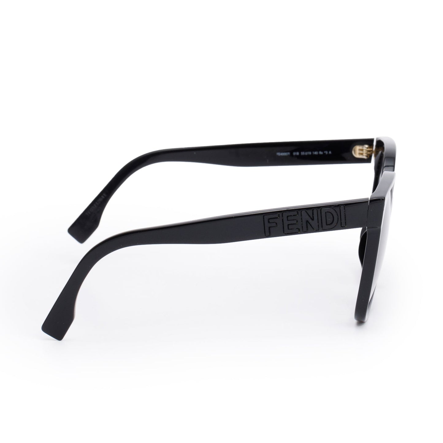 Fendi FE400071 Black Acetate Square Sunglasses
