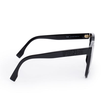 Fendi FE400071 Black Acetate Square Sunglasses