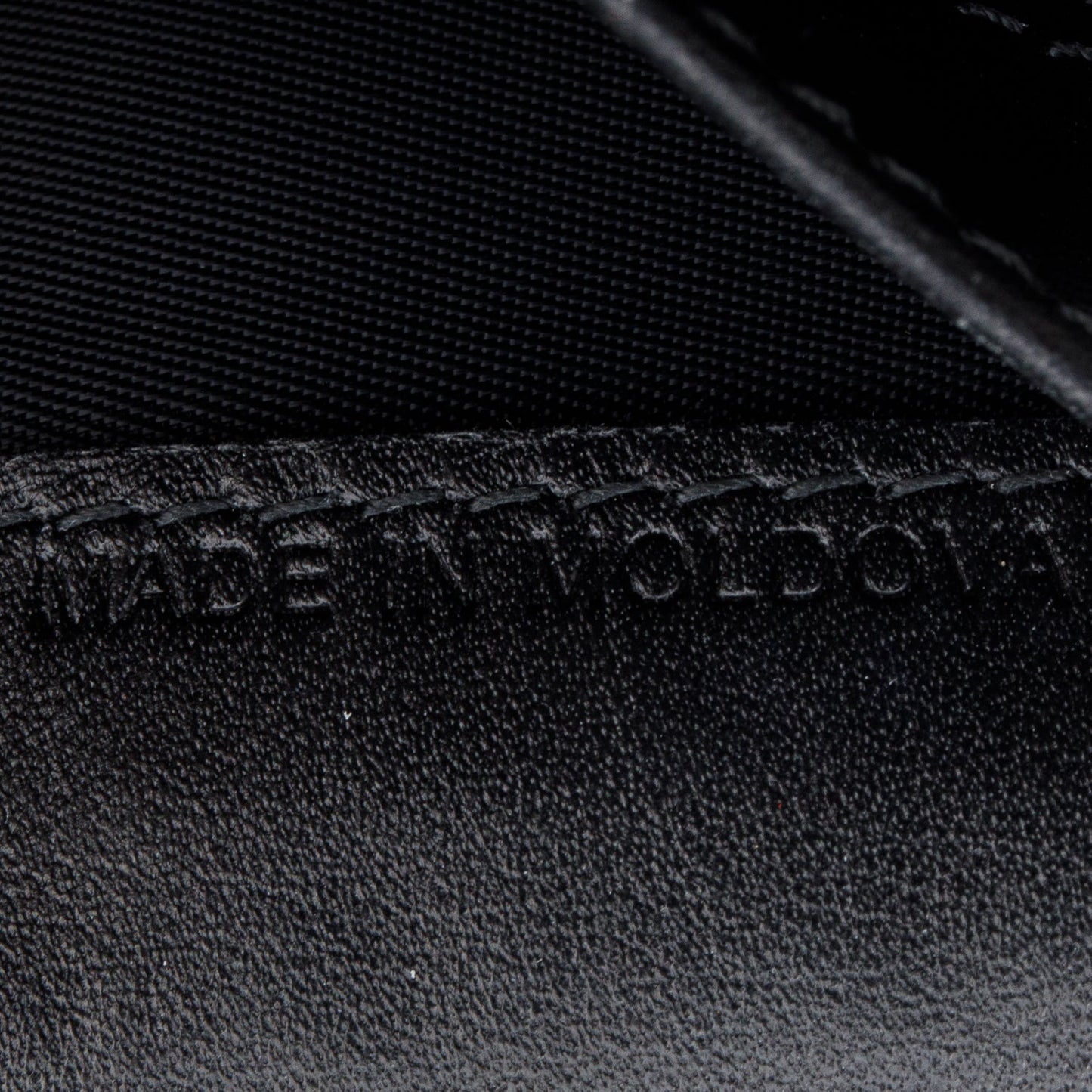 Burberry Black Embossed Leather Cavendish Check Continental Wallet