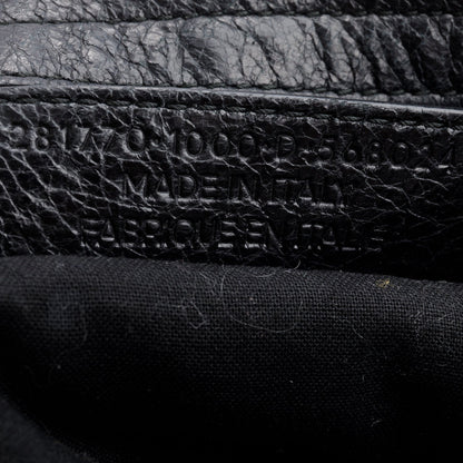 Balenciaga Black Agneau Leather Le City Medium Bag