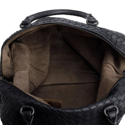 Bottega Veneta Black Nappa Intrecciato Maxi Convertible Tote