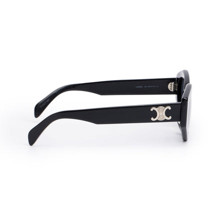 Celine CL40238U Black Cat Eye Triomphe Sunglasses