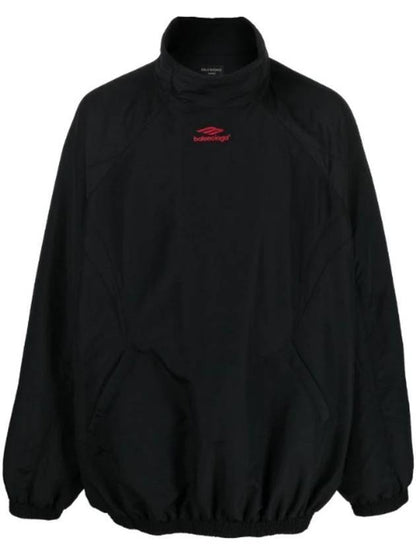 Luxury Balenciaga Trending 2025 Embroidery Logo Sports Icon Track Jacket Black