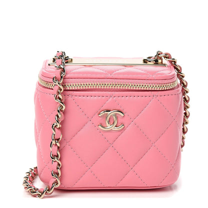 Chanel Quilted Mini Vanity Case