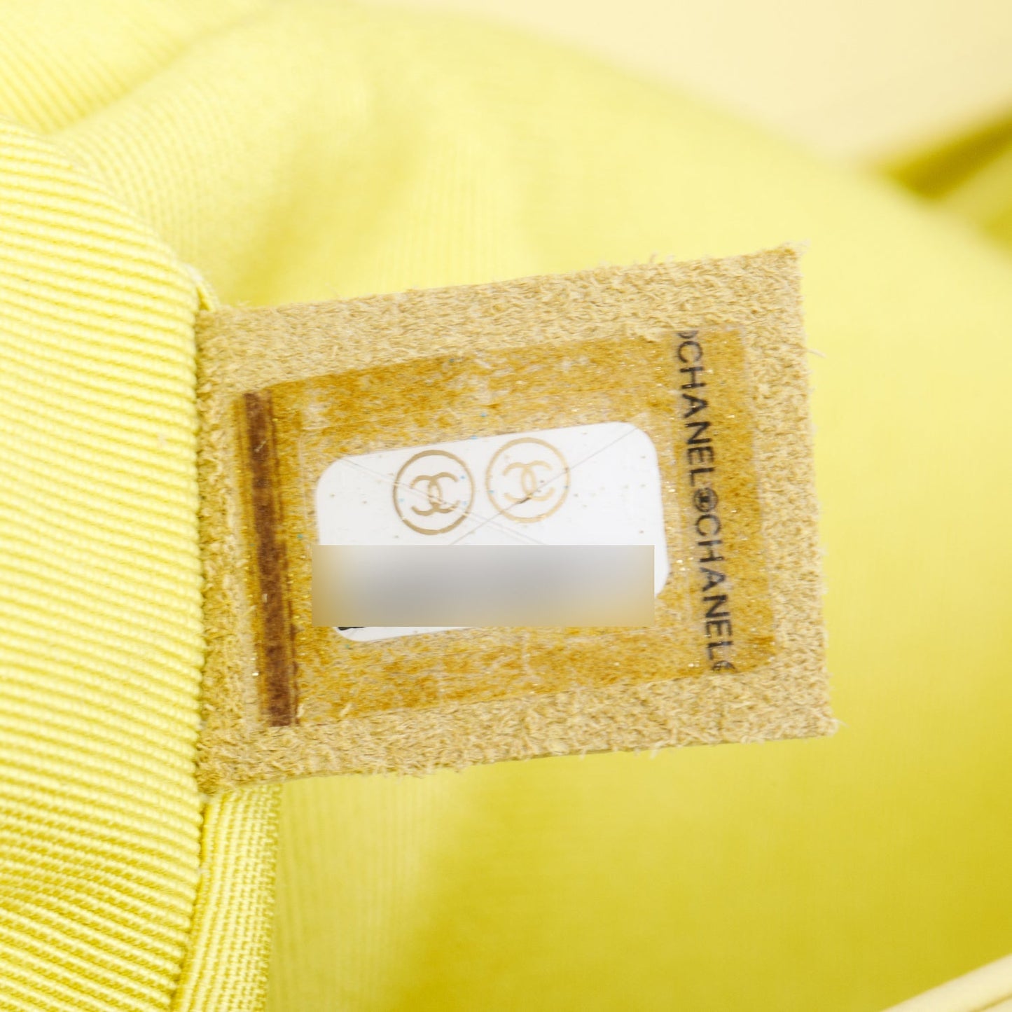 Chanel Yellow Quilted Lambskin Leather Medium Boy Bag