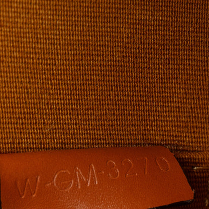 Celine 2020 Brown Calfskin Triomphe Canvas Medium Tambour Bag