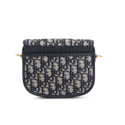 Christian Dior 2020 Blue Oblique Small Bobby Flap Bag