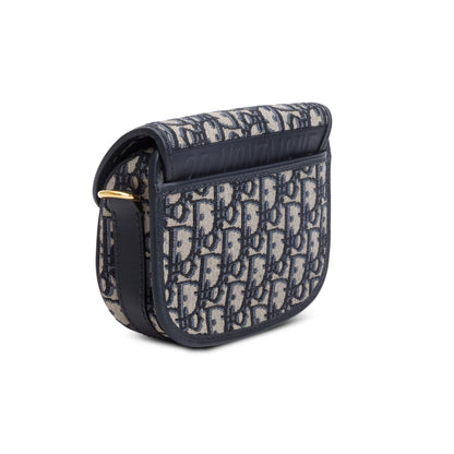Christian Dior 2020 Blue Oblique Small Bobby Flap Bag