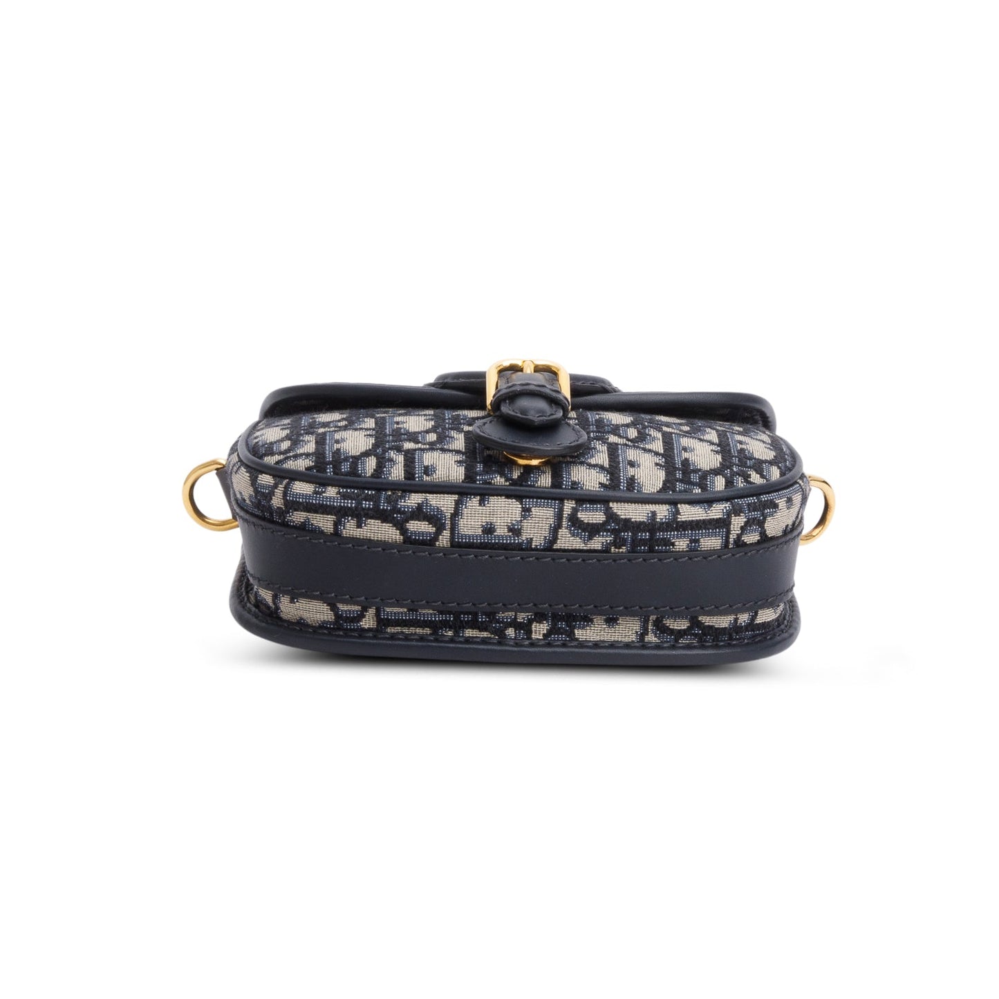 Christian Dior 2020 Blue Oblique Small Bobby Flap Bag