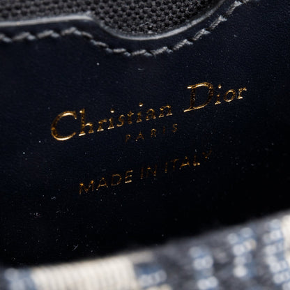 Christian Dior 2020 Blue Oblique Small Bobby Flap Bag