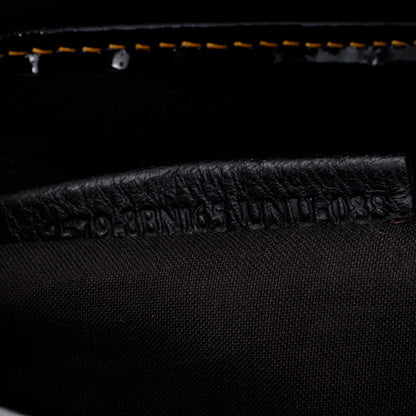 Fendi Black Patent Leather B Shoulder Bag