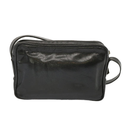 Luxury CELINE Shoulder Bag Leather Black  68125