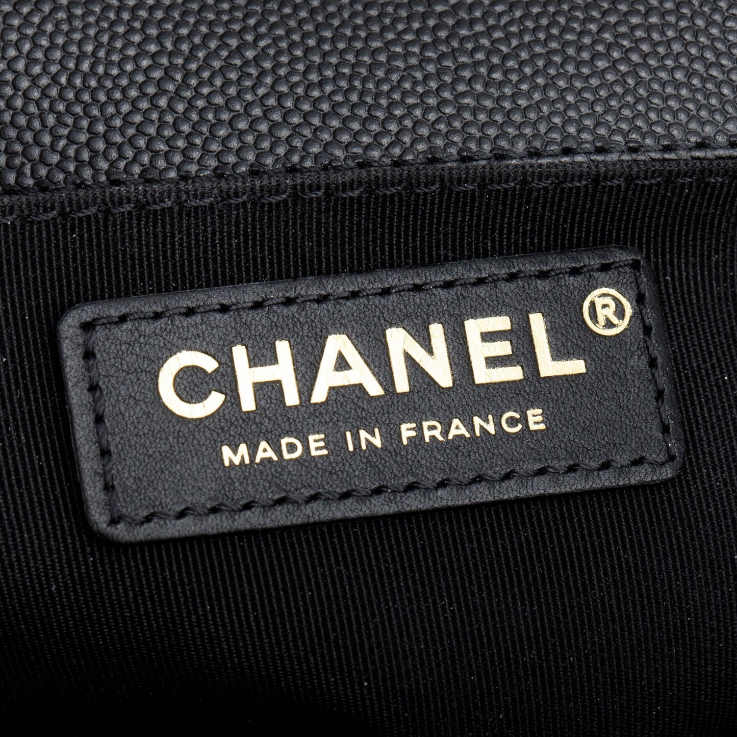 Chanel 2020 Black Caviar Quilted Medium Boy Flap Bag