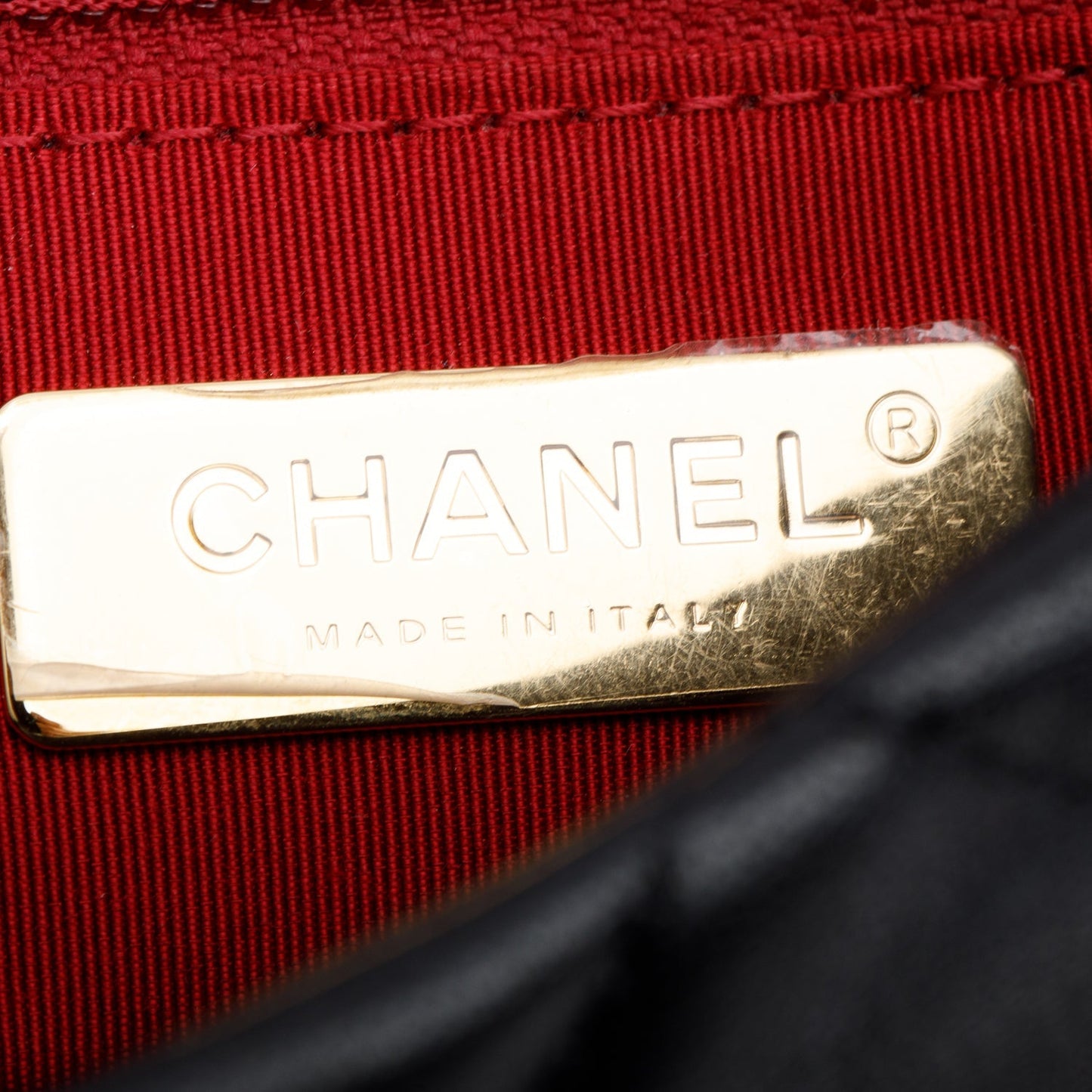 Chanel 2020 Black Lambskin Leather Medium 19 Flap Bag