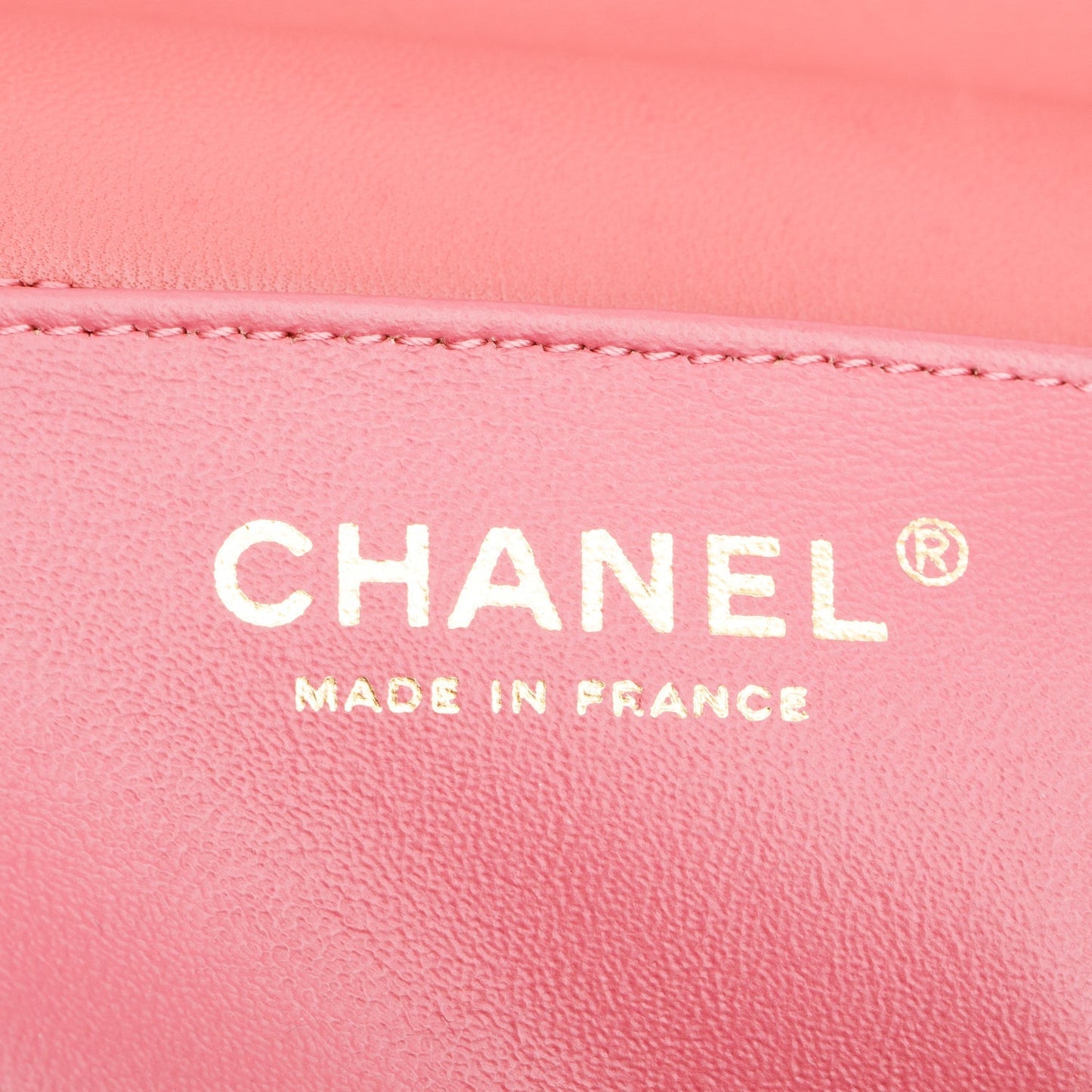 Chanel Pink Lambskin Quilted Valentine Charms Medium Single Flap