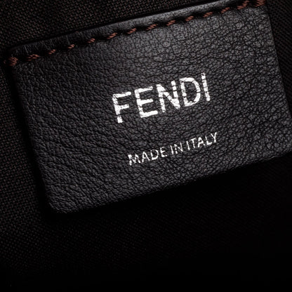 Fendi Red Vitello Dolce Medium By the Way Flower Boston Bag
