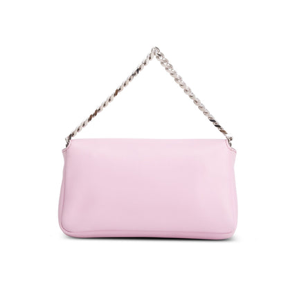 Fendi Pink Calfskin Micro Monster Baguette